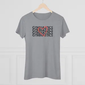 "Gymnastics Love" T-Shirt - Fitted