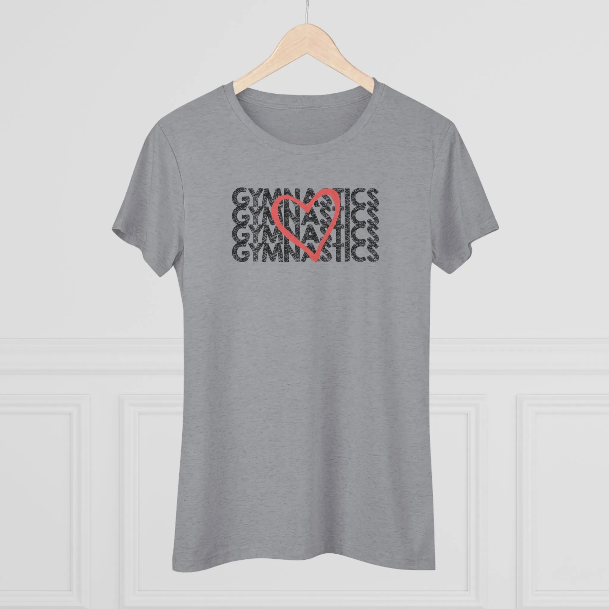 "Gymnastics Love" T-Shirt - Fitted