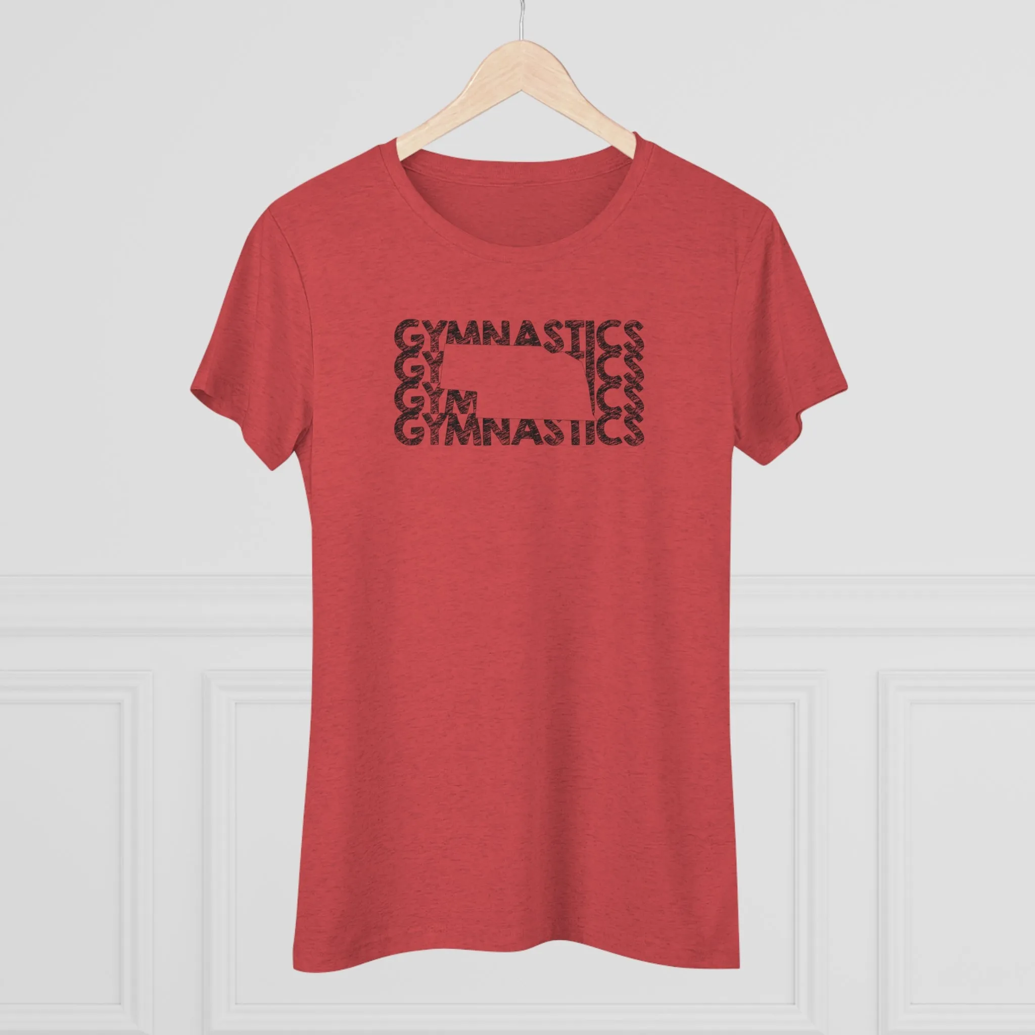 "Nebraska Gymnastics" T-Shirt (Fitted)