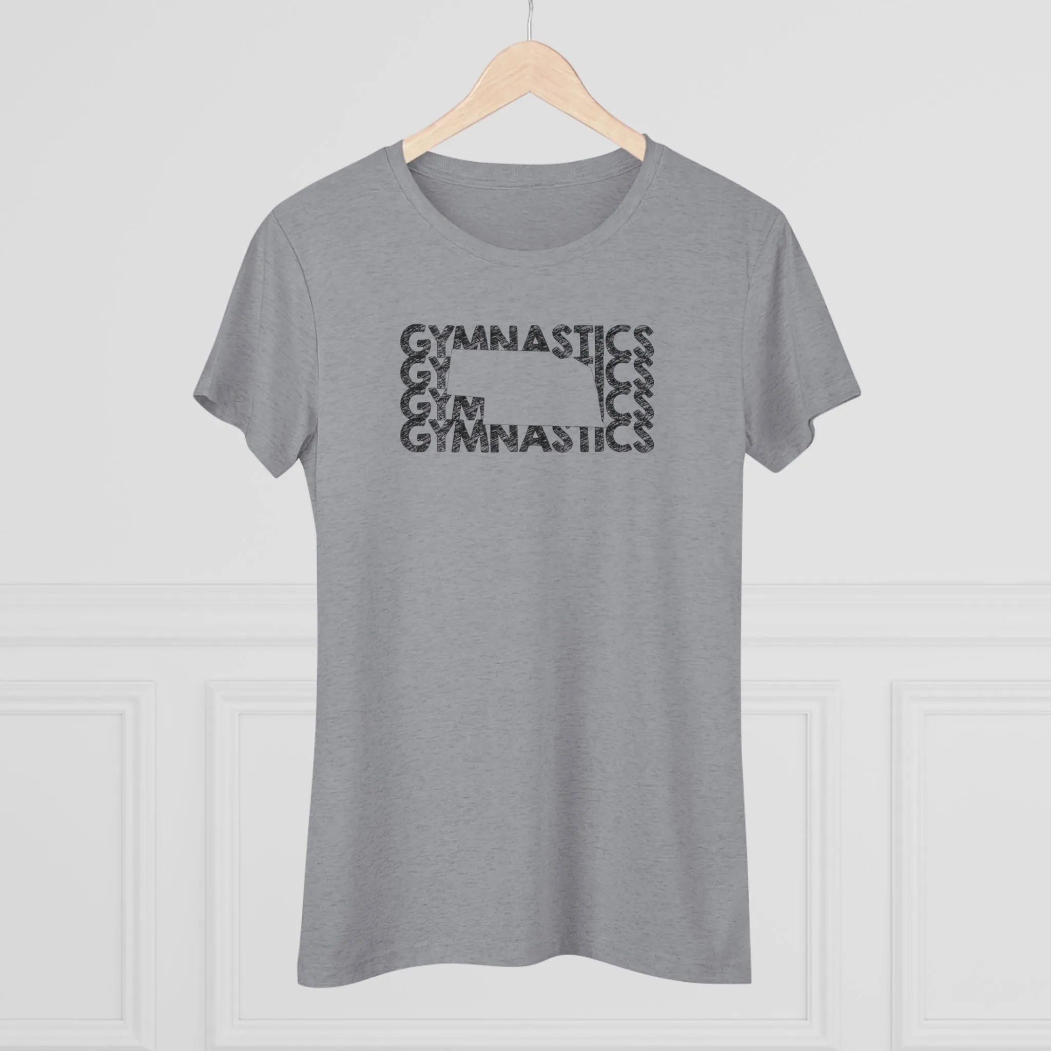 "Nebraska Gymnastics" T-Shirt (Fitted)