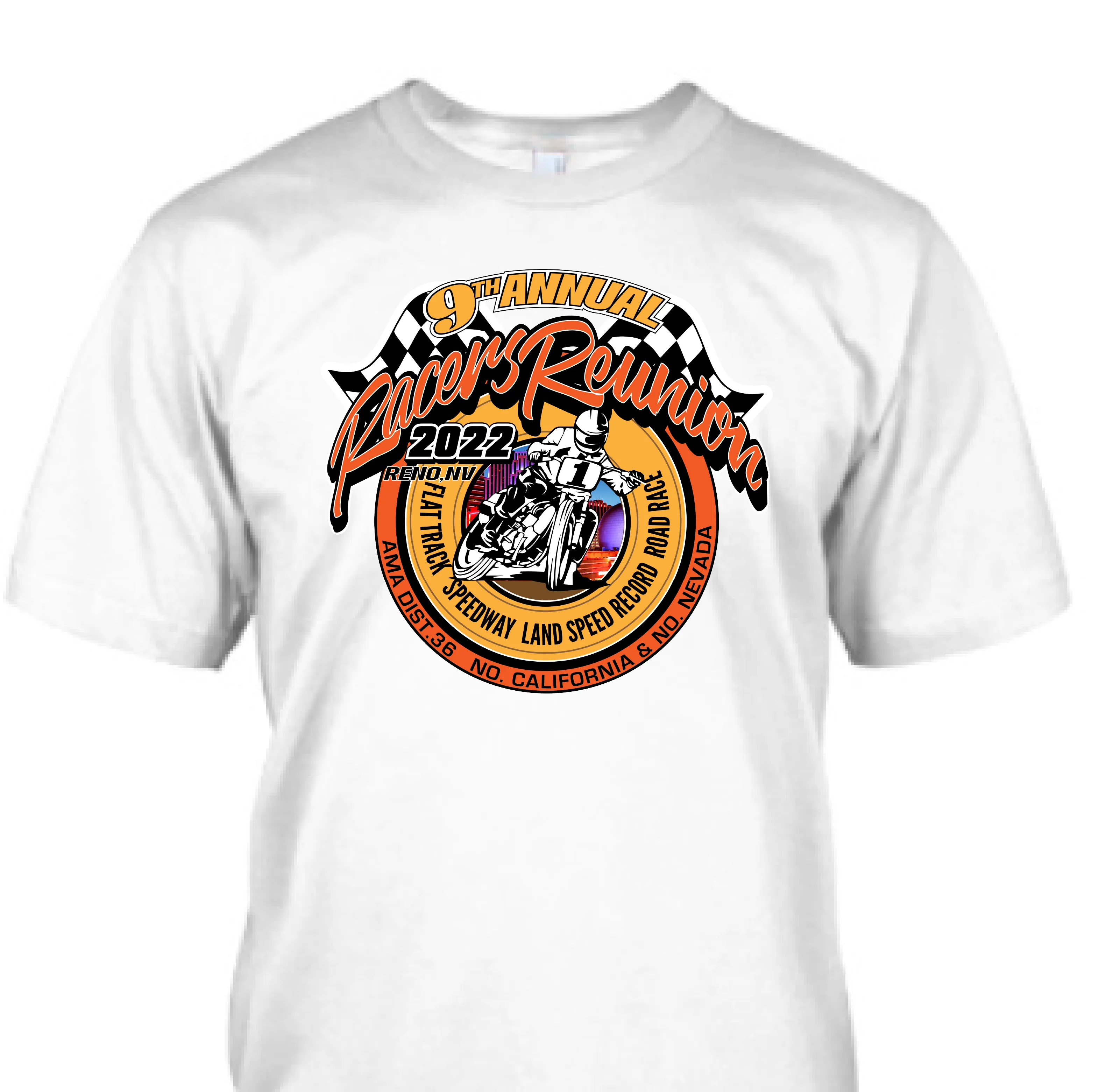 Racers Reunion T Shirt 2022 NorCal/No.Nev.