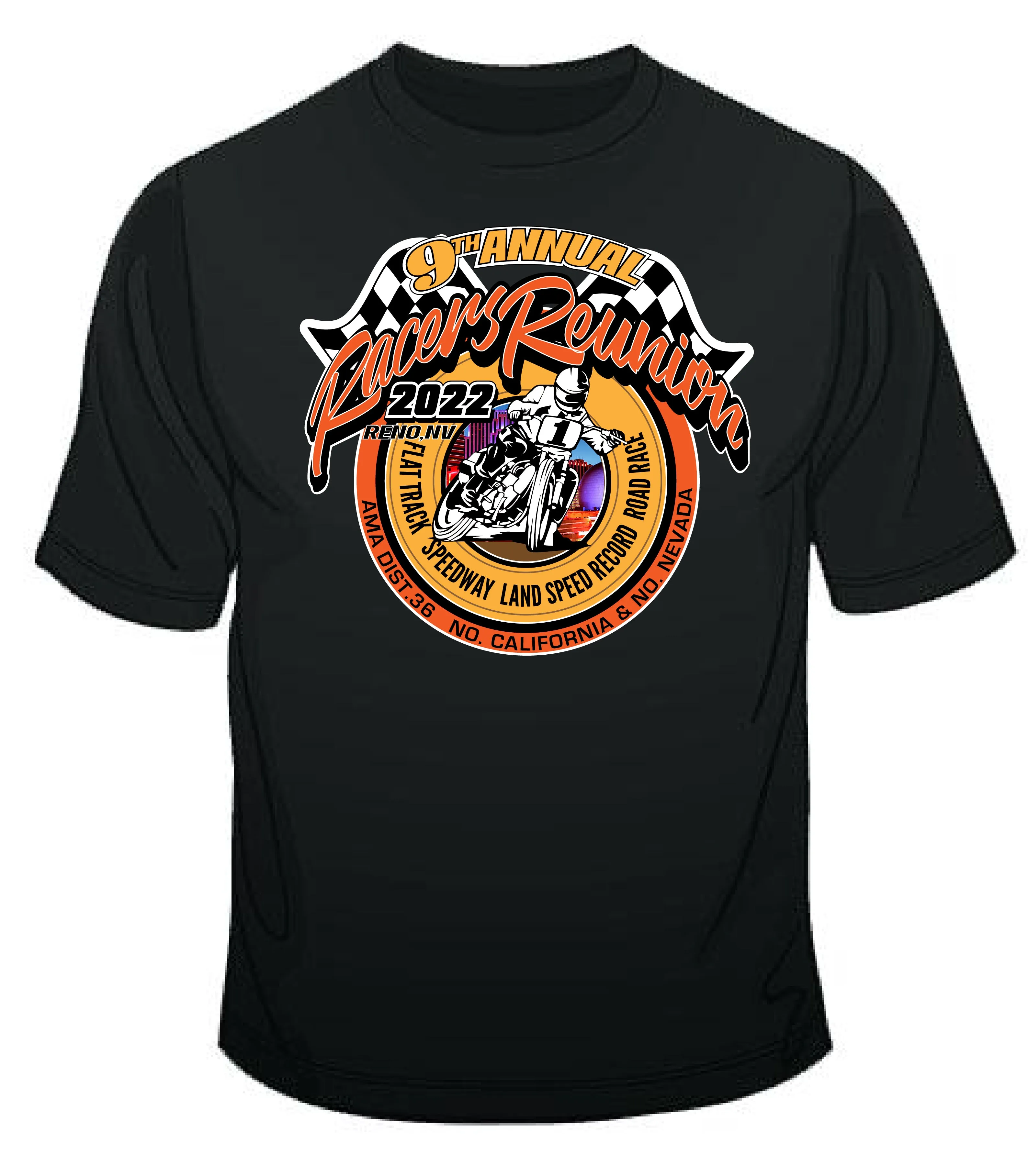 Racers Reunion T Shirt 2022 NorCal/No.Nev.