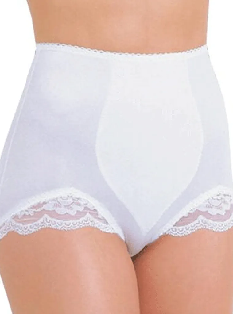 Rago Panty Brief Light Shaping - White / Black / Red