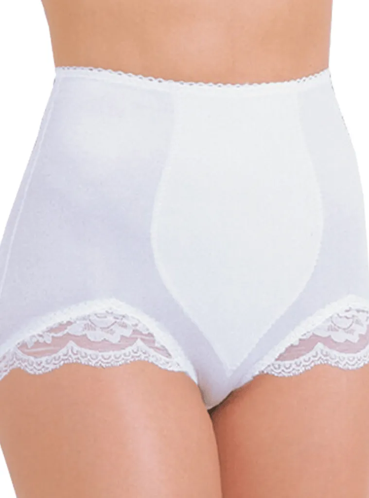 Rago Panty Brief Light Shaping - White / Black / Red