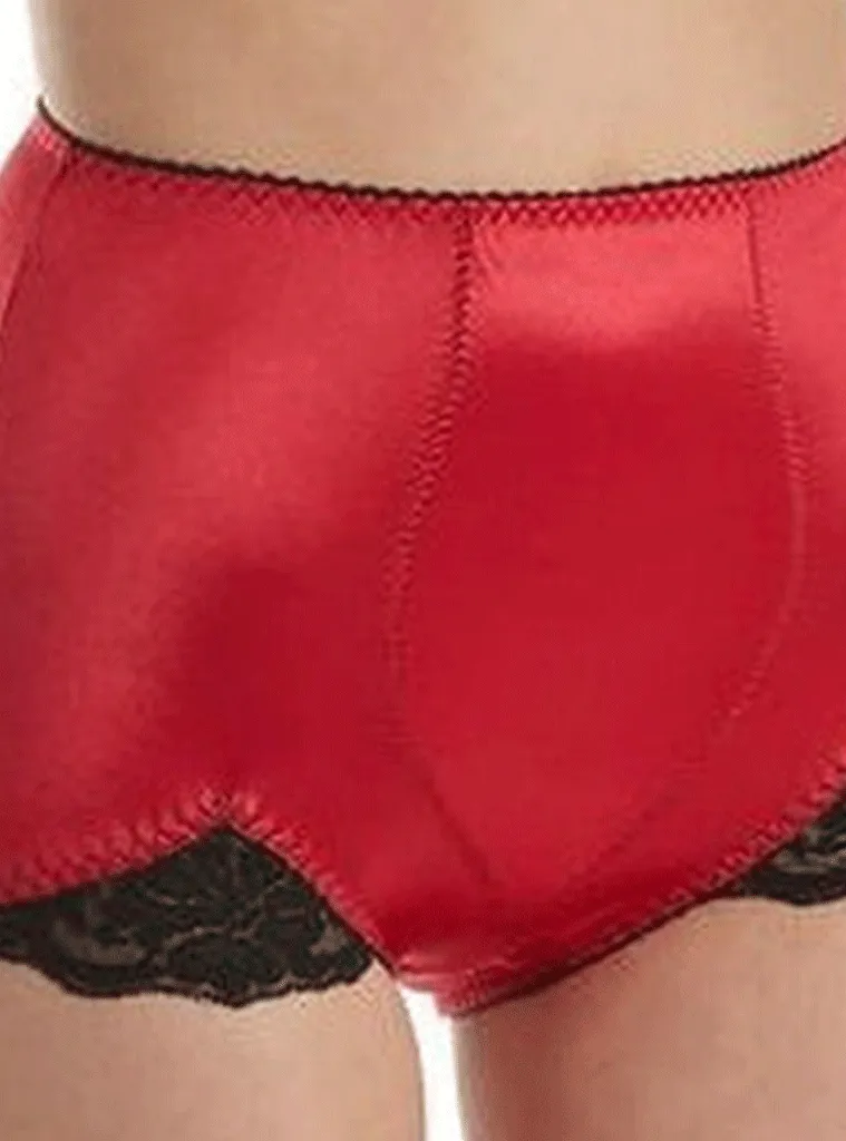 Rago Panty Brief Light Shaping - White / Black / Red