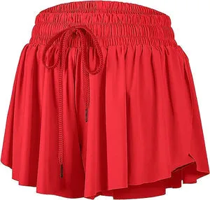 RED BUTTERFLY SHORTS
