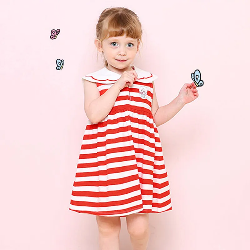 Red Stripes Esther Bunny Dress 2405MM03