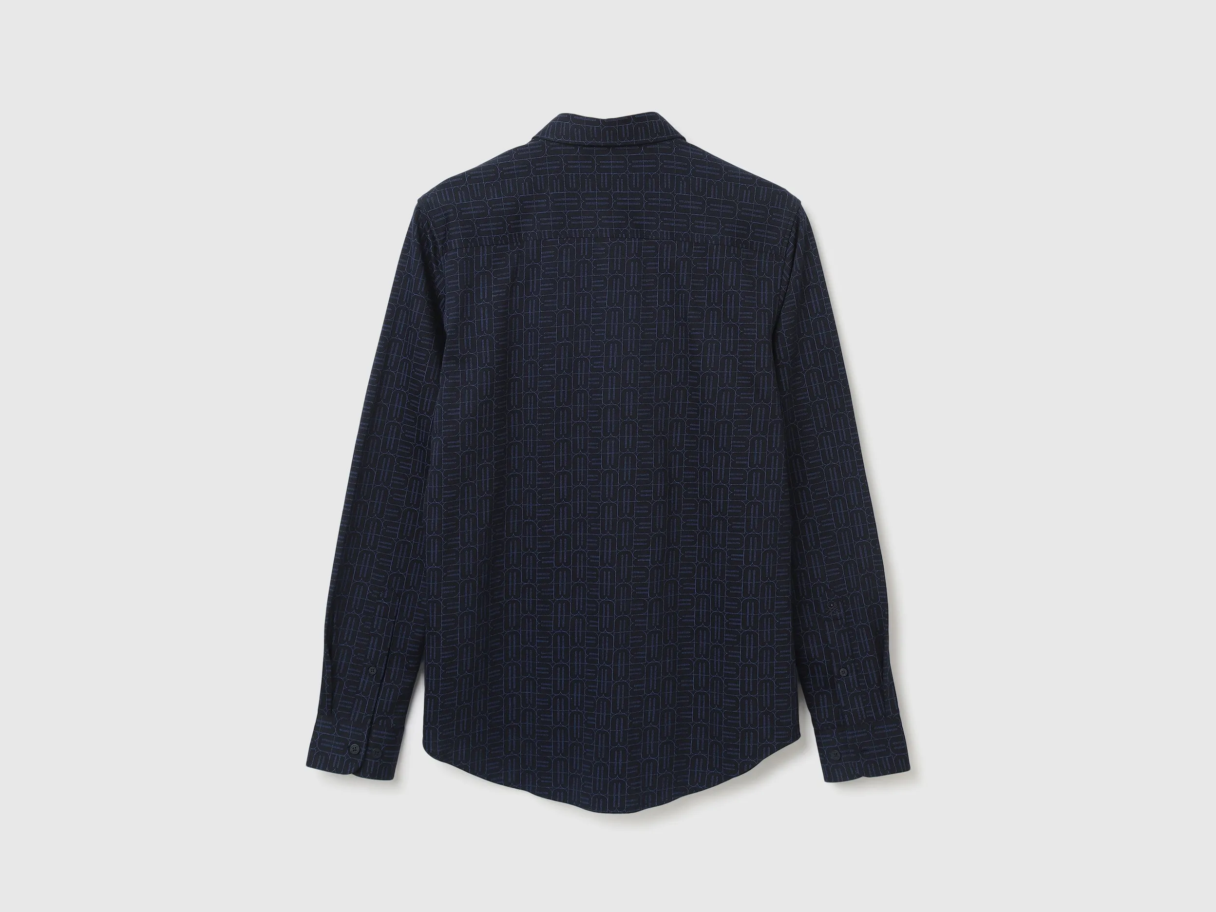 Regular Fit Spread Collar Printed Shirts