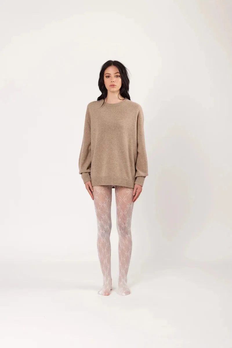 Remain - Zuri Stockings in Ivory
