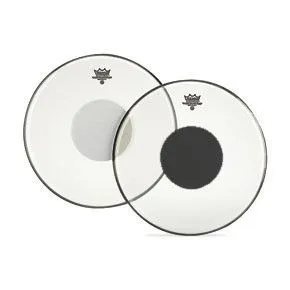 Remo-Pelle C.S. Smooth White 18" c/dot black T