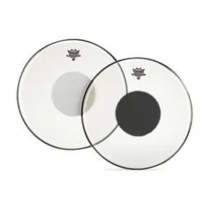 Remo-Pelle C.S. Smooth White 18" c/dot black T