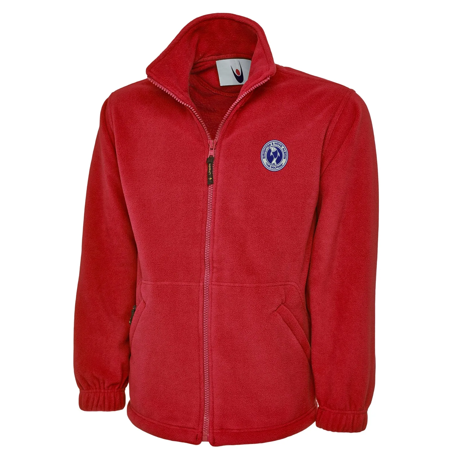 Retro Brighton 1970s Embroidered Premium Fleece Jacket