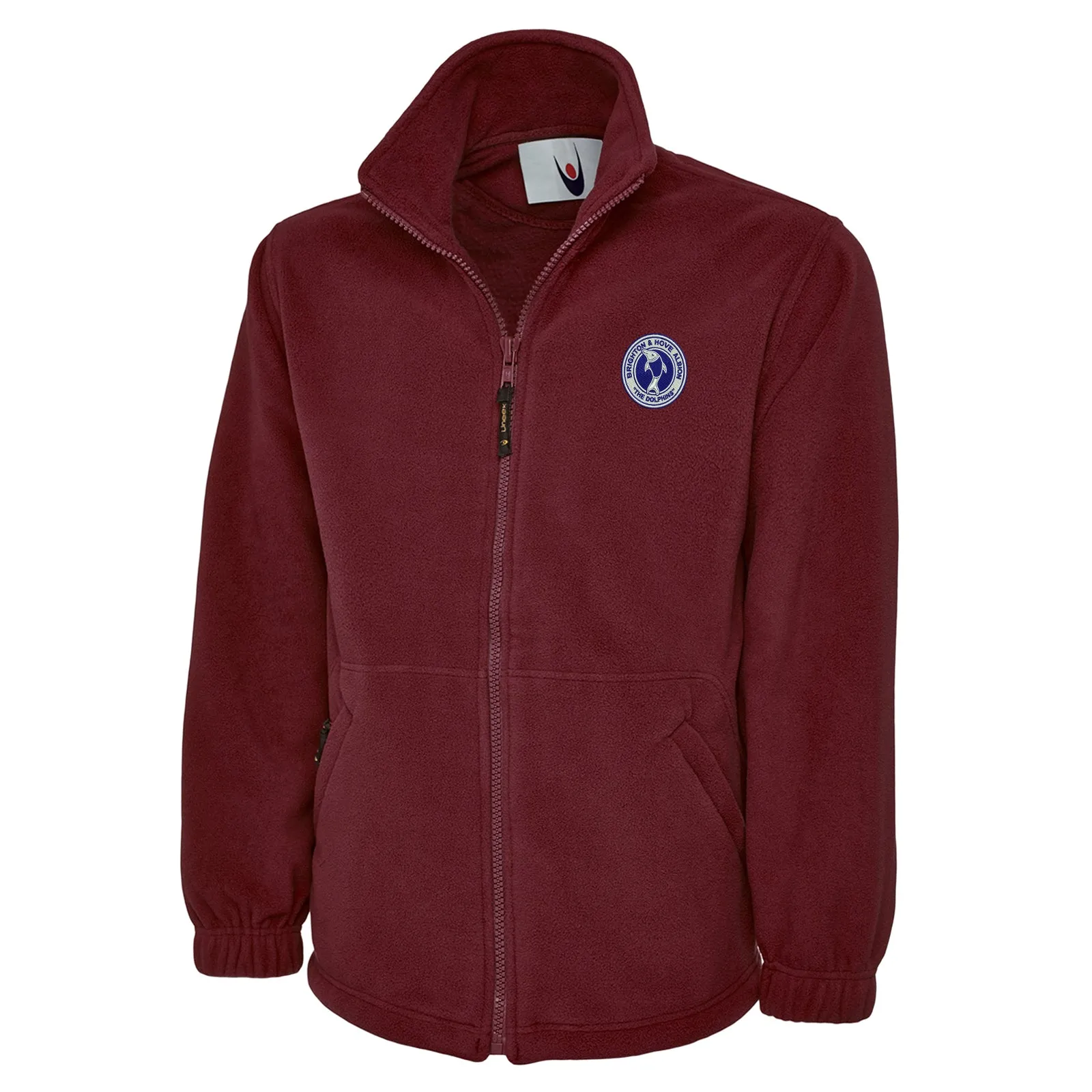 Retro Brighton 1970s Embroidered Premium Fleece Jacket