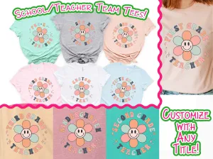 Retro Daisy School Teacher Grade Tee