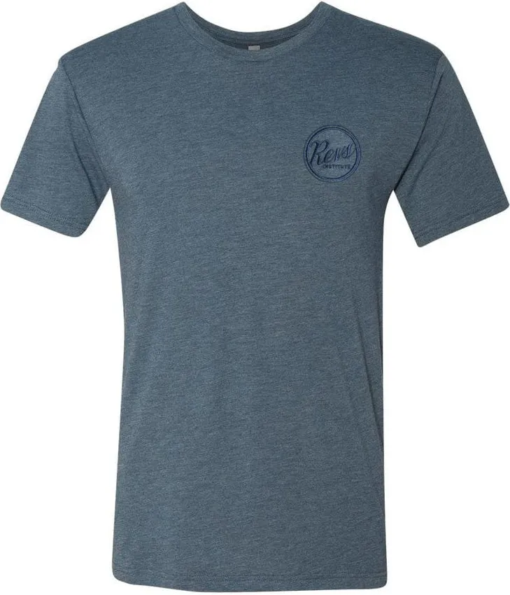 Revs Institute Tri-blend Crew T-shirt - Vintage Navy