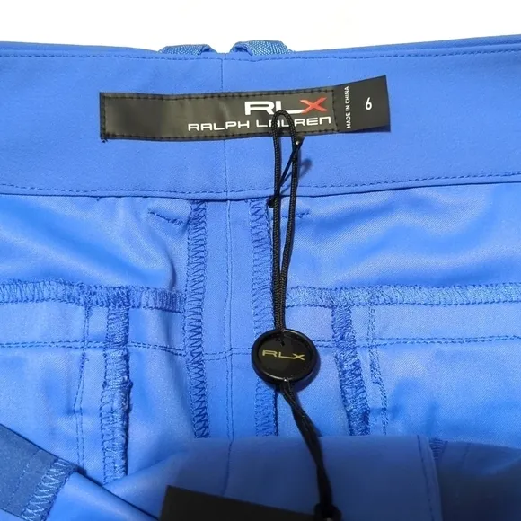 RLX Ralph Lauren women's Sky blue golf shorts.