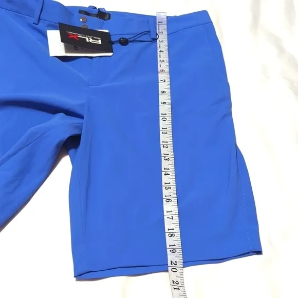 RLX Ralph Lauren women's Sky blue golf shorts.