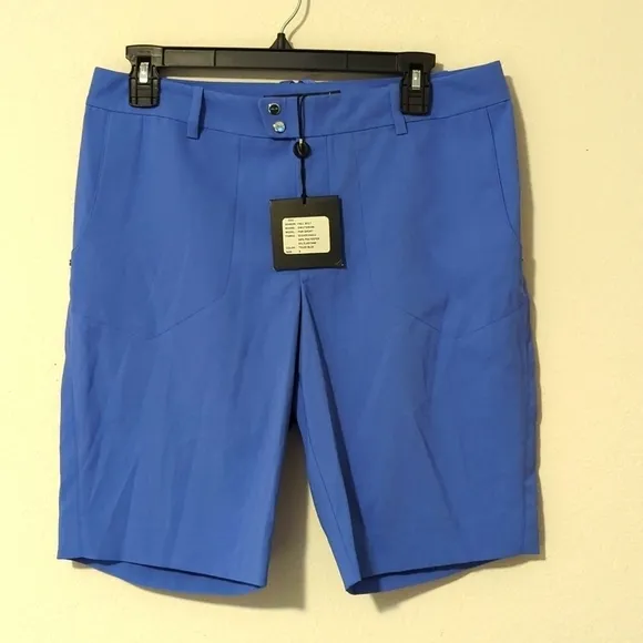 RLX Ralph Lauren women's Sky blue golf shorts.