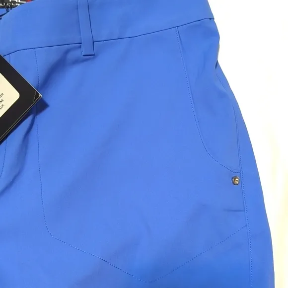 RLX Ralph Lauren women's Sky blue golf shorts.