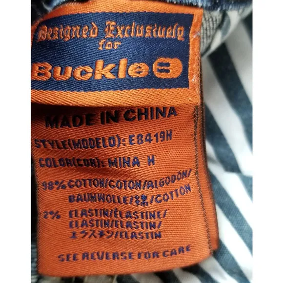 Rock Revival Buckle Exclusive Distressed Whiskering Women's Shorts 25