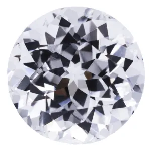 Round Chatham Lab-Grown White Sapphire Gems