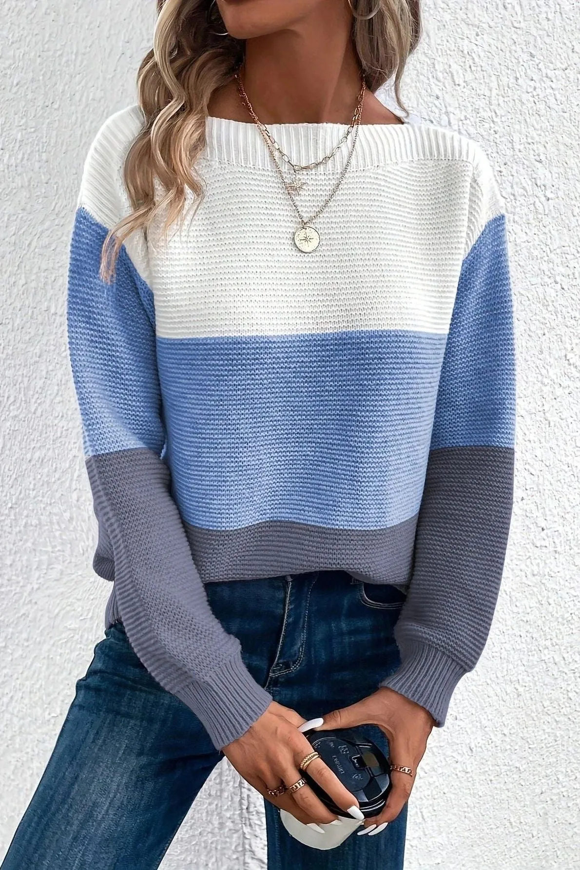 Round Neck Loose Thickened Sweater