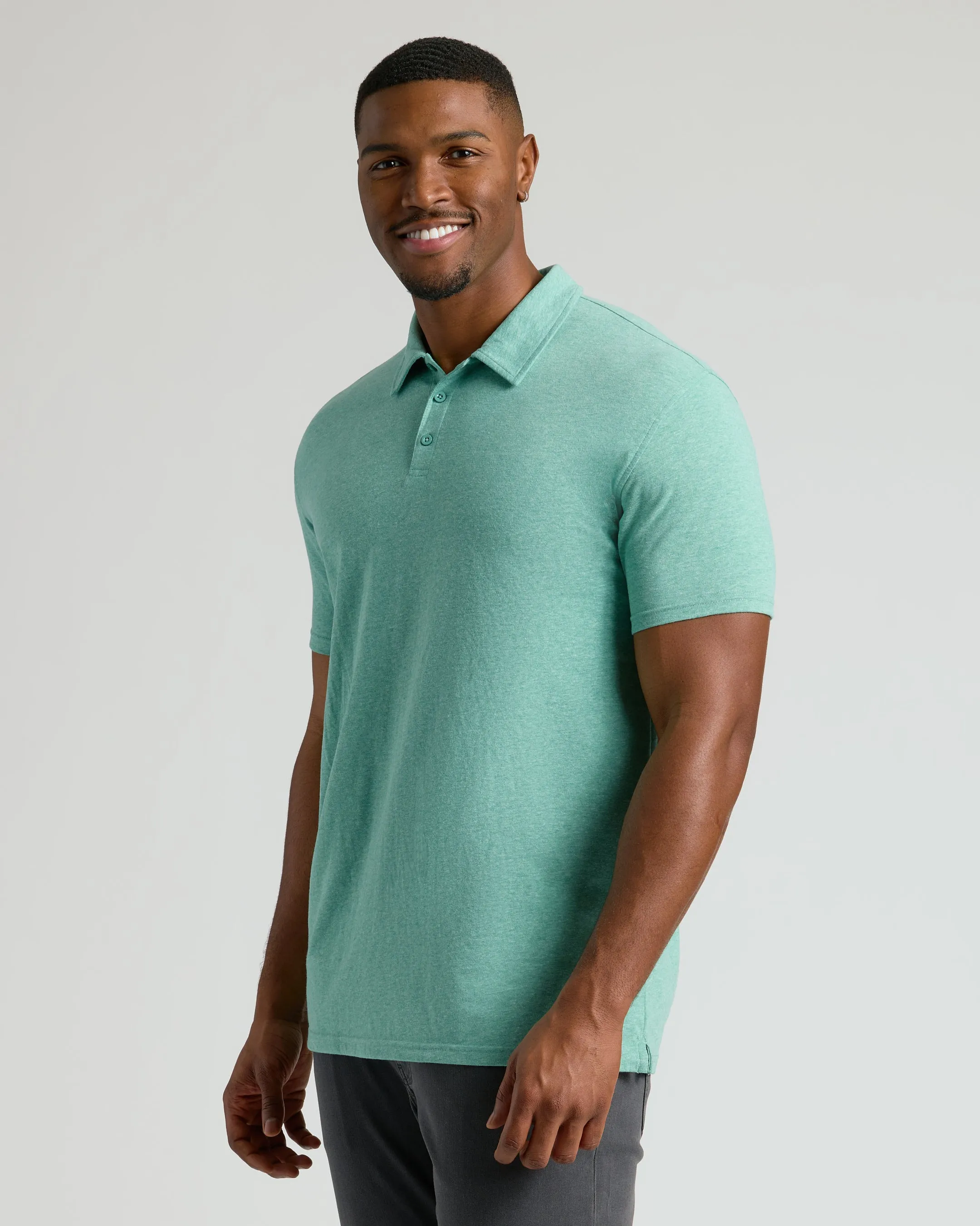 Rustic Tones Short Sleeve Tall Polo 3-Pack