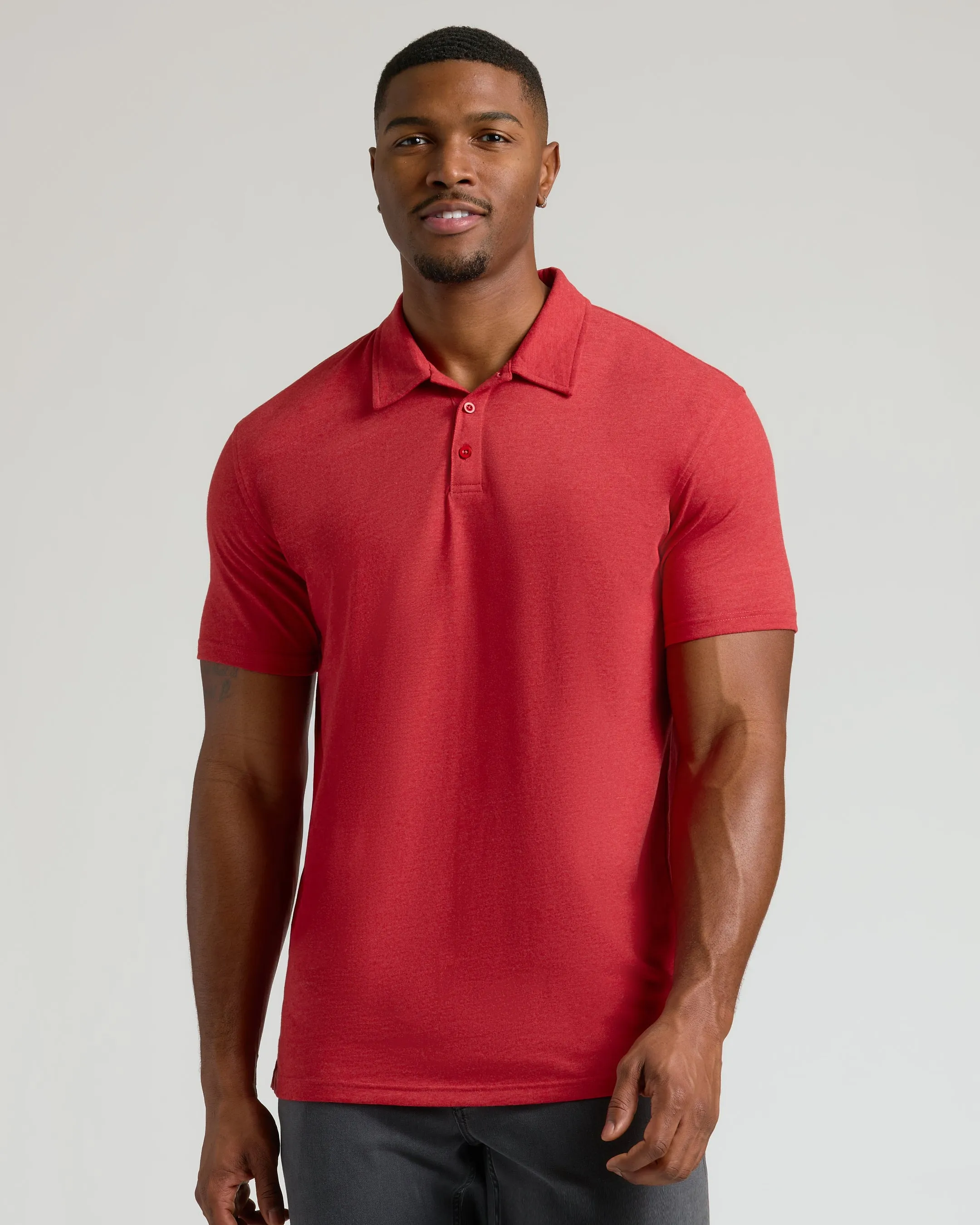 Rustic Tones Short Sleeve Tall Polo 3-Pack