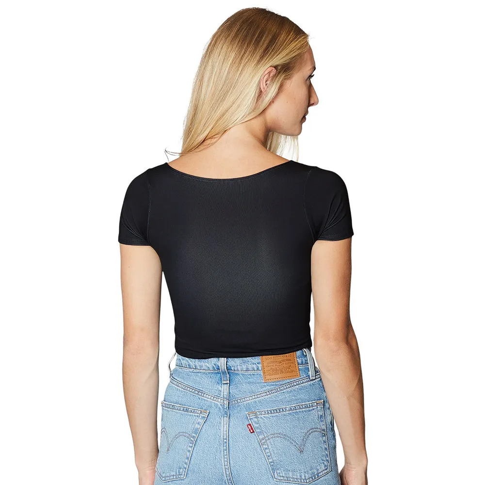 Sacred Heart Pioneers Black Babydoll Tee