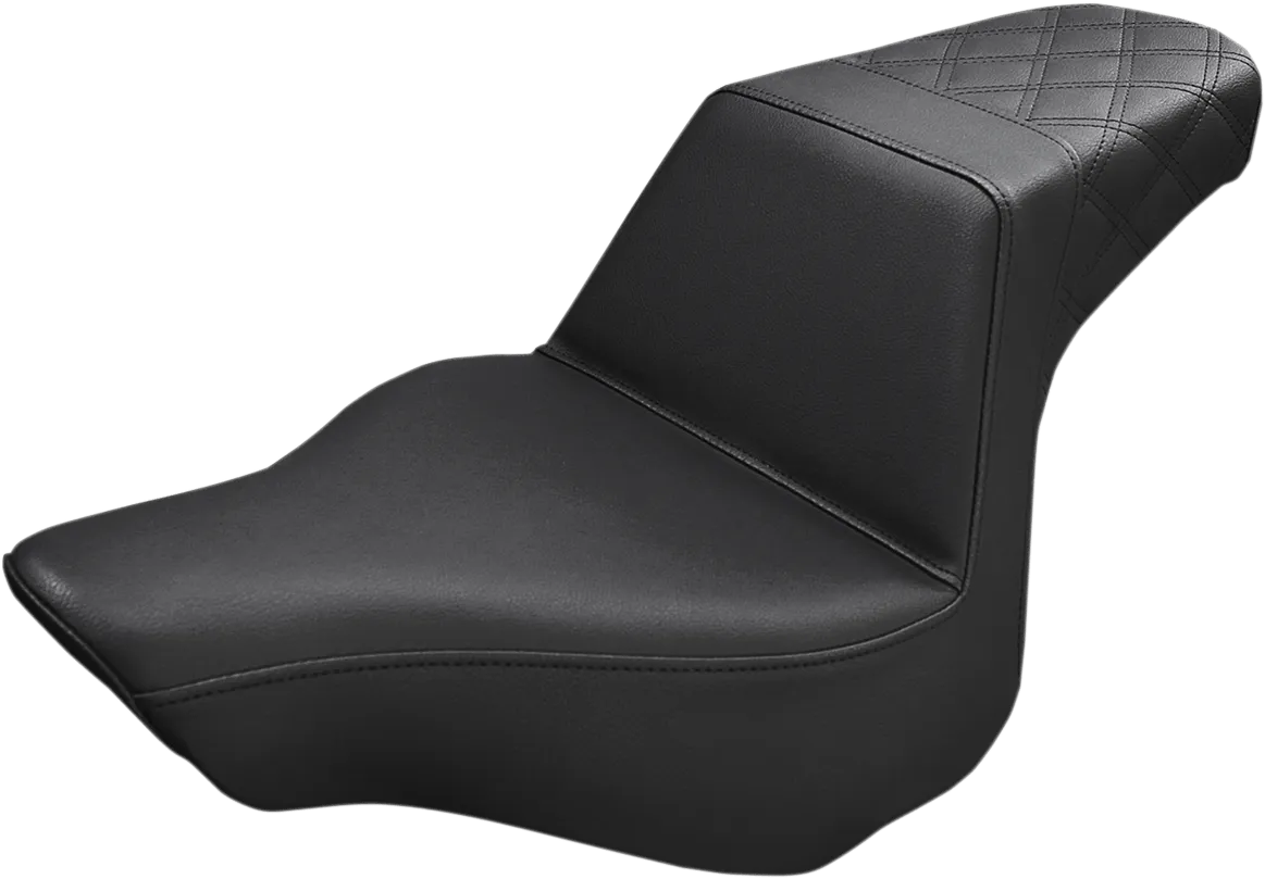 Saddlemen 813-27-173 LS Step-Up Seat - Black Smooth