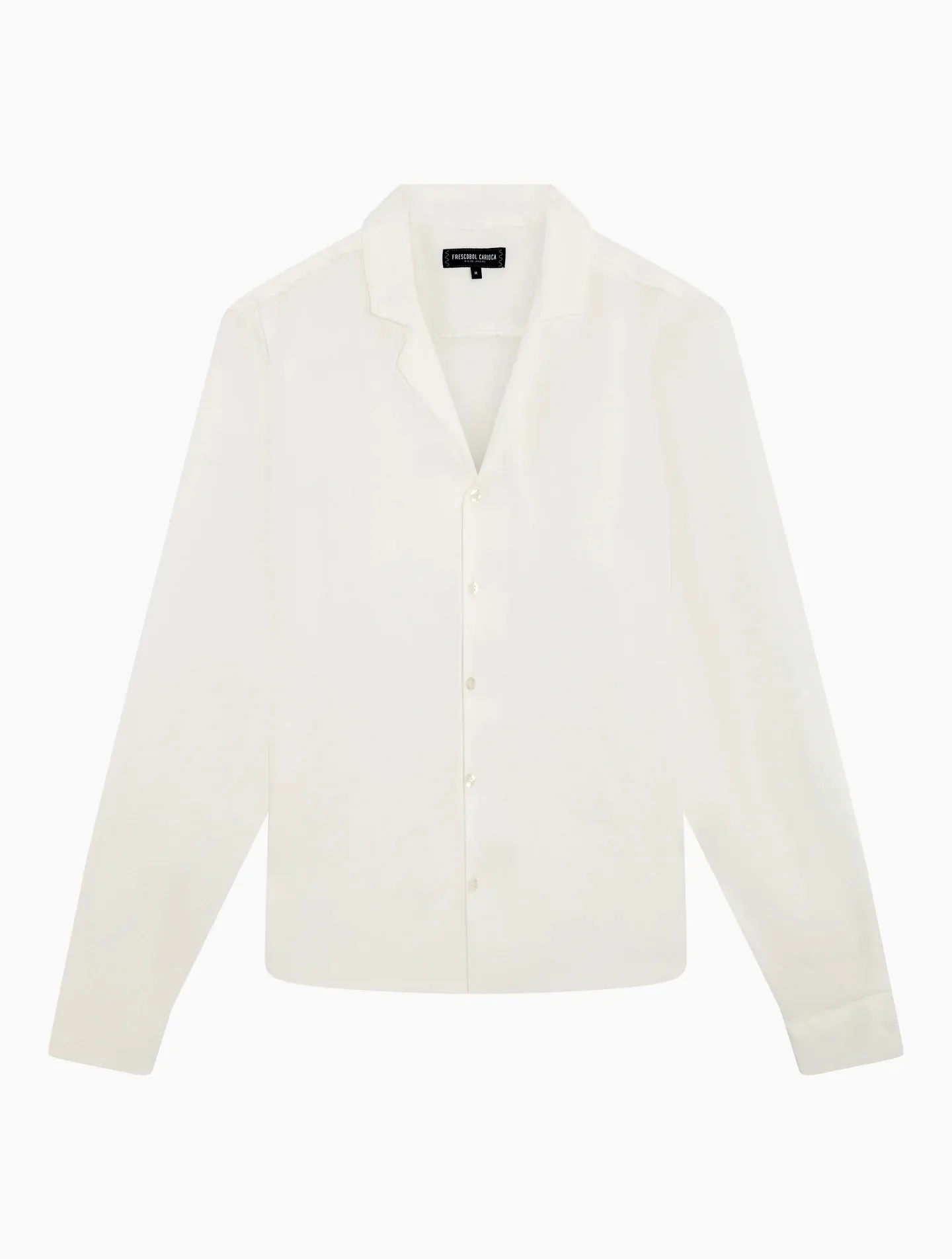 Safra Linen-Viscose Lounge Shirt LS