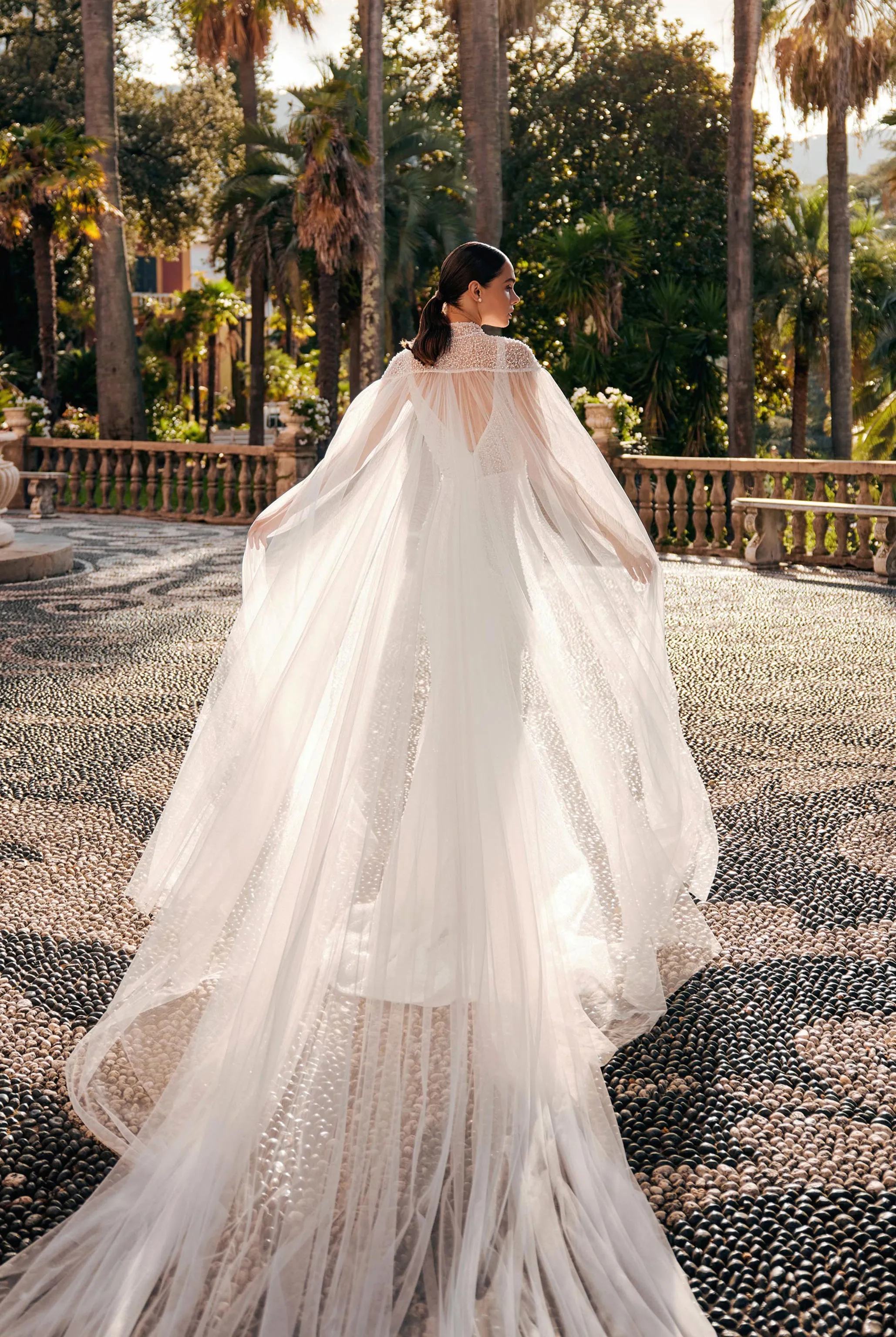 Sally Trumpet/Mermaid Illusion Ivory Wedding dress