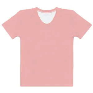 Salmon Pink - Sustainably Made Women’s Short Sleeve Tee