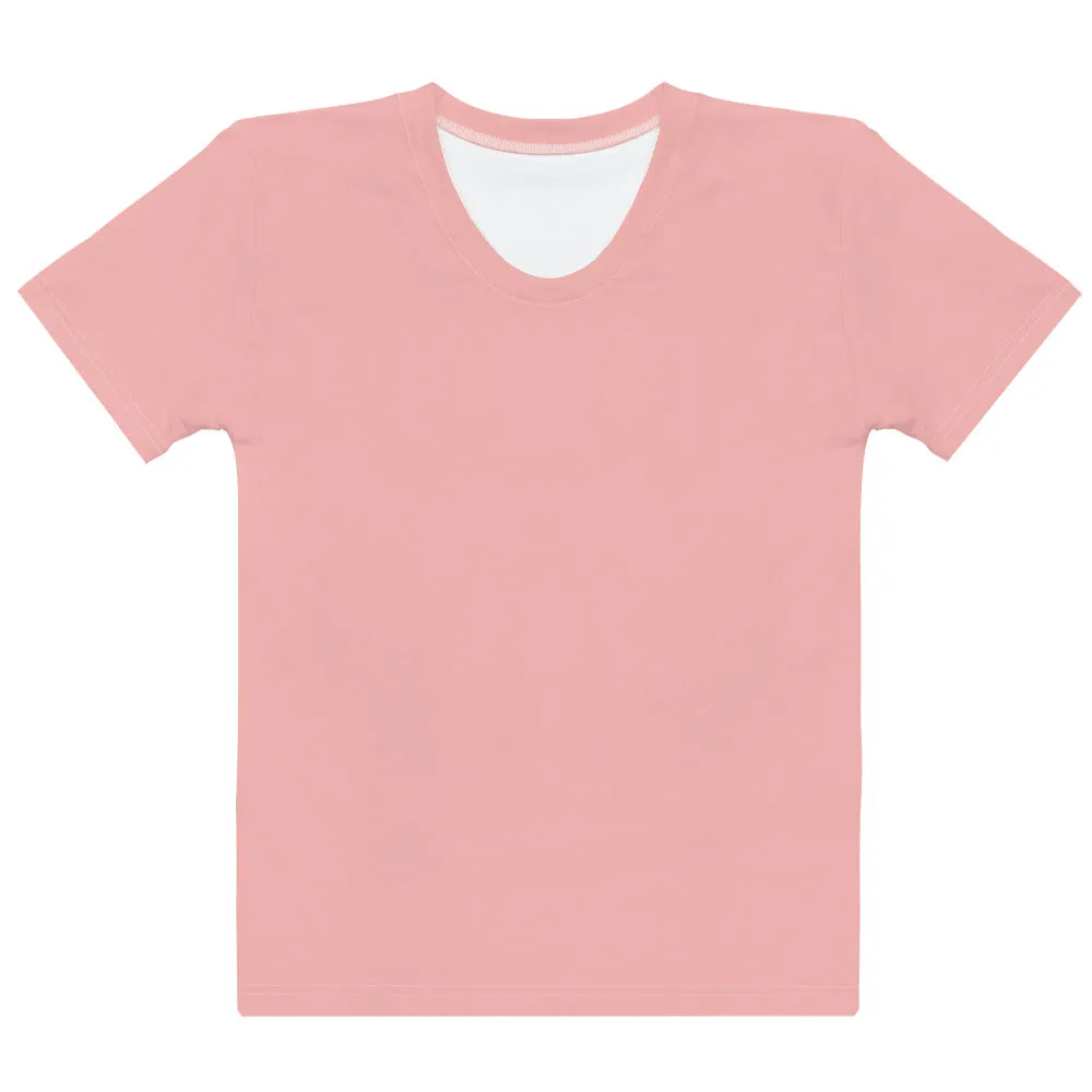 Salmon Pink - Sustainably Made Women’s Short Sleeve Tee