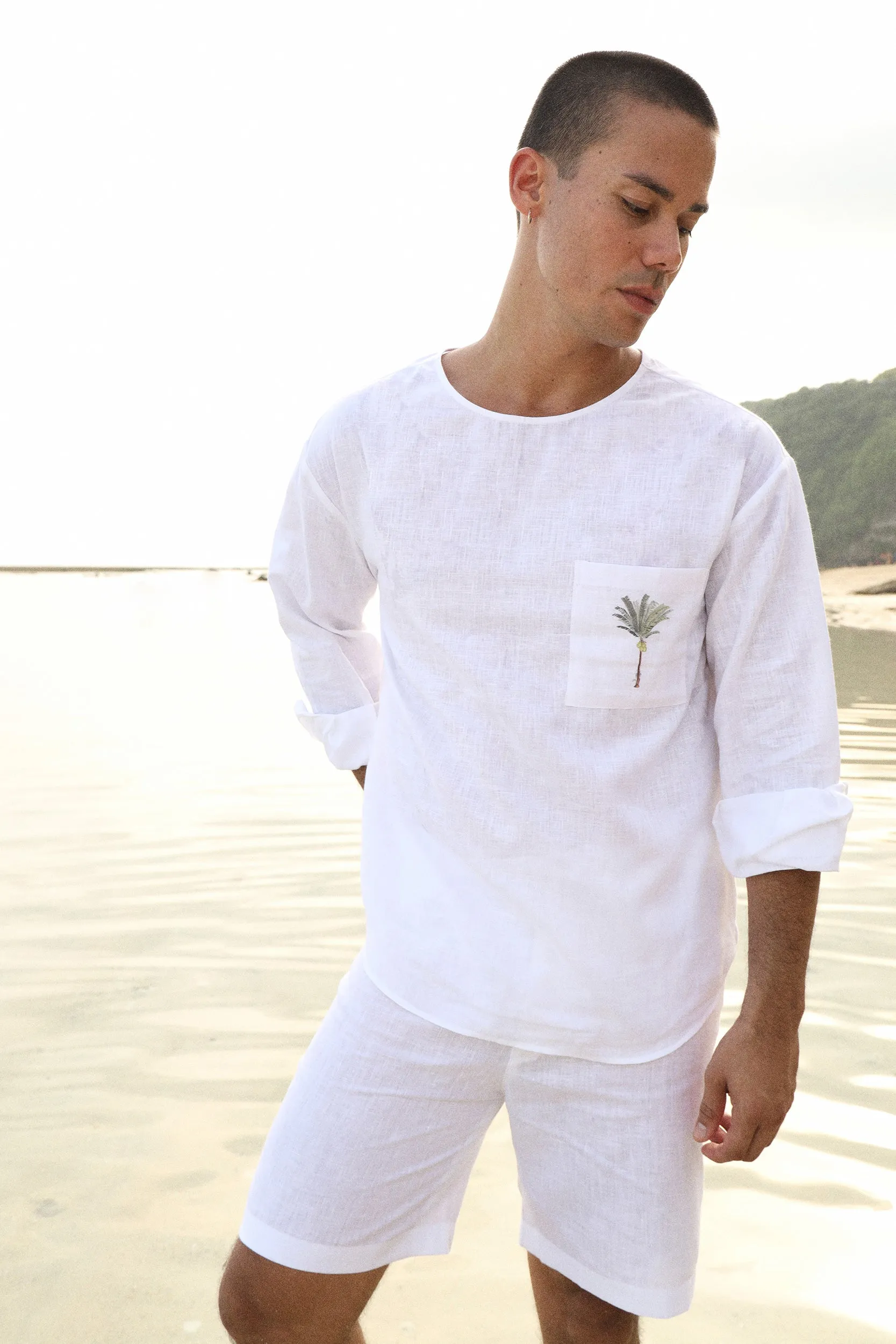 Sand Island Shirt - Man & Bali Shorts - Man (Tropical)