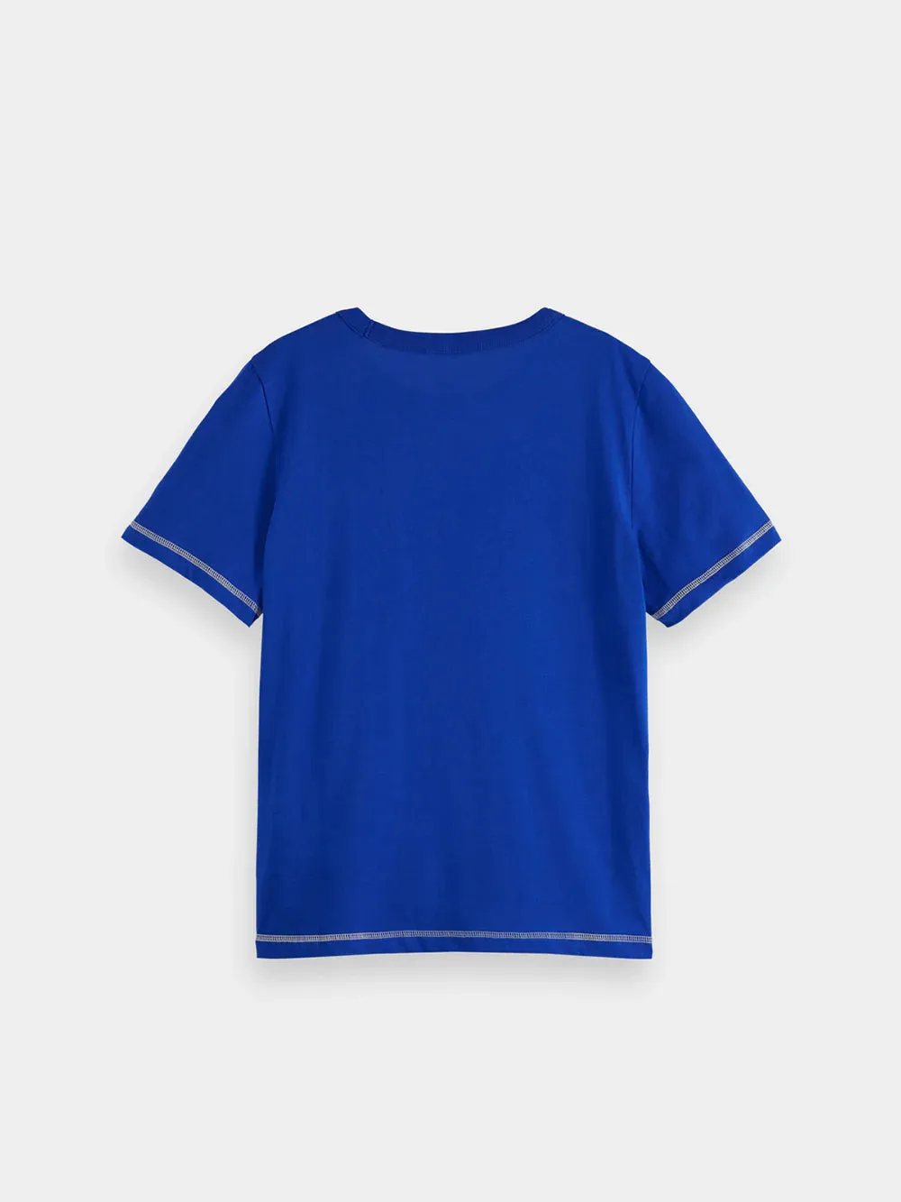 Scotch & Soda Flatlock T-Shirt - Blue