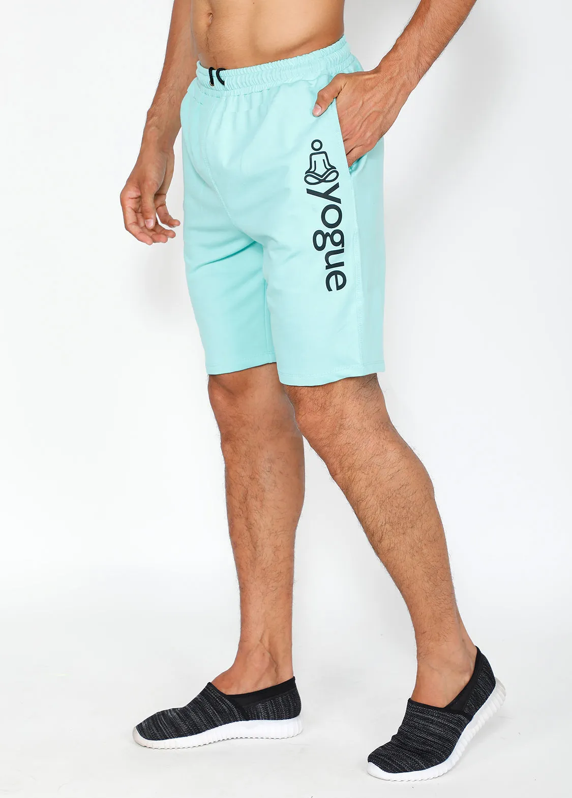 Sea Green Soft Terry Shorts