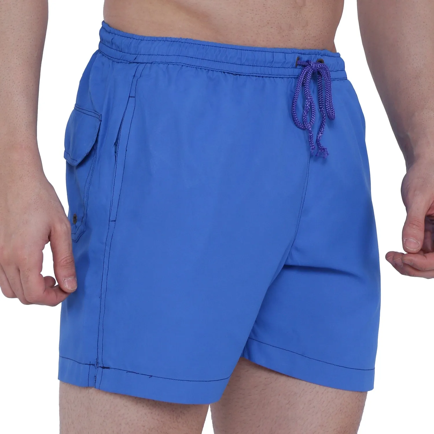 Semantic Designer Microfiber Swimshorts - Solid Royal