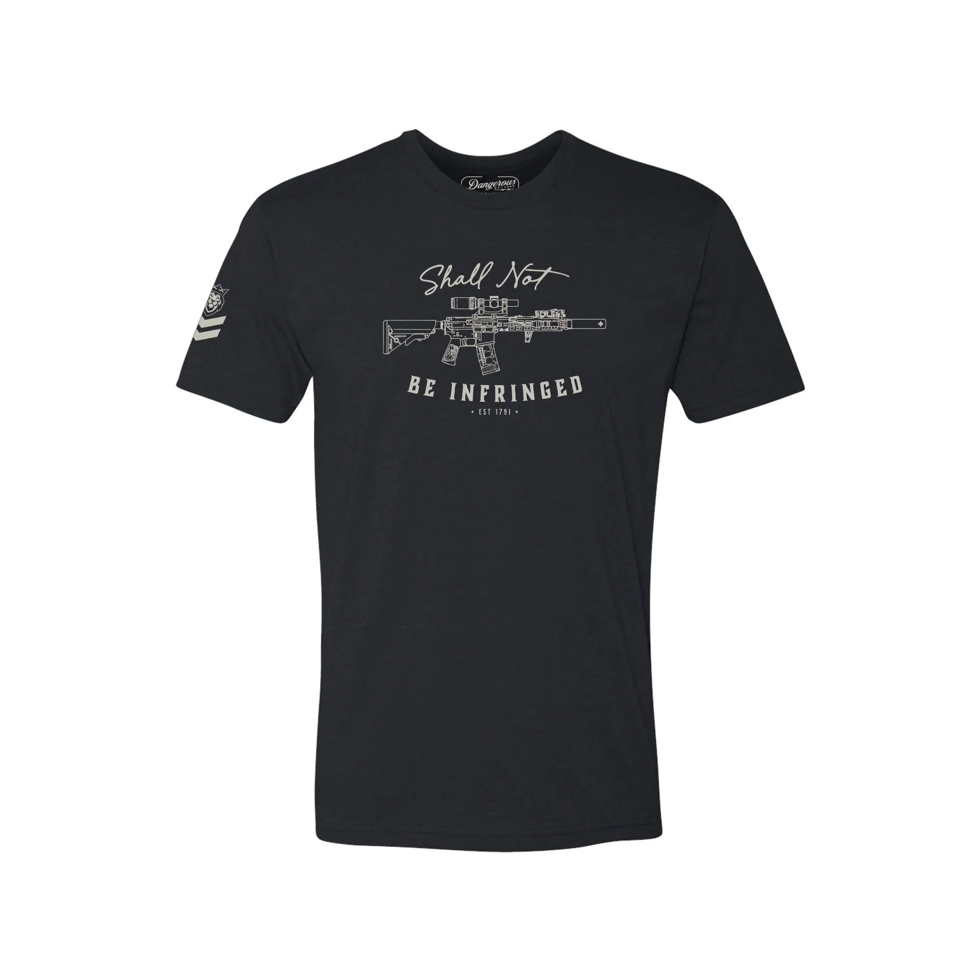 Shall Not Black T-Shirt