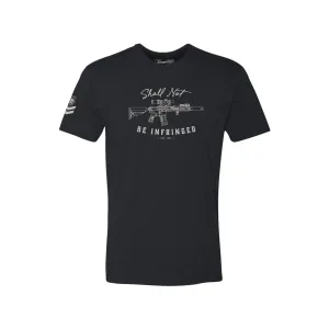 Shall Not Black T-Shirt