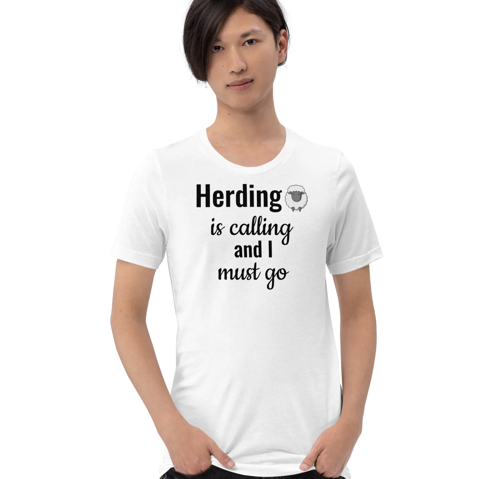 Sheep Herding is Calling T-Shirt - Light