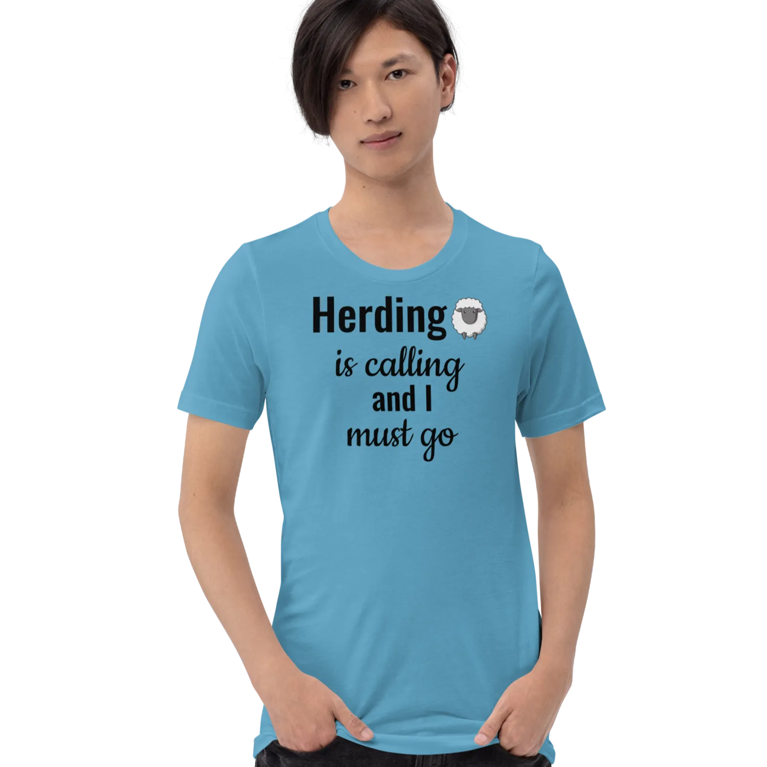 Sheep Herding is Calling T-Shirt - Light