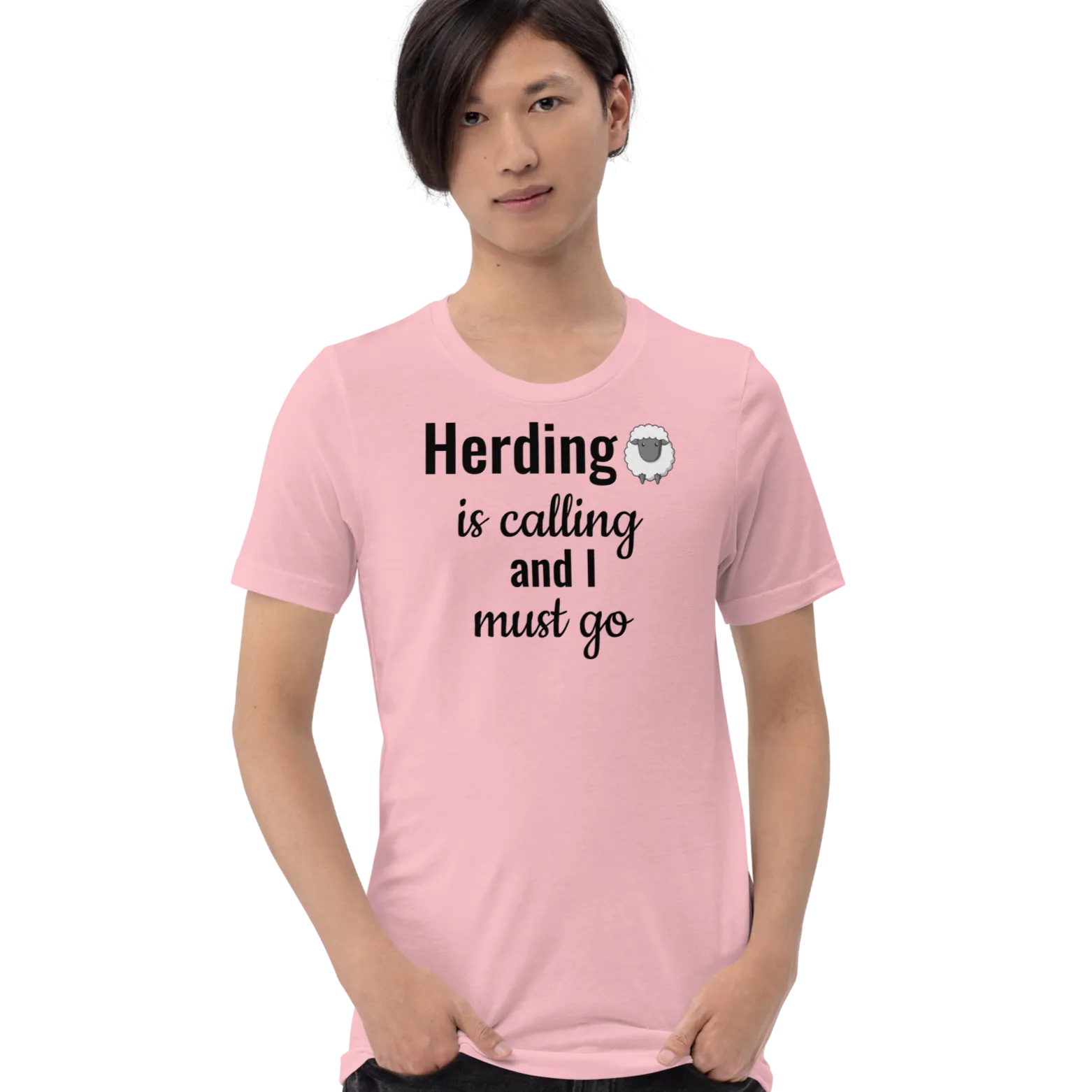 Sheep Herding is Calling T-Shirt - Light