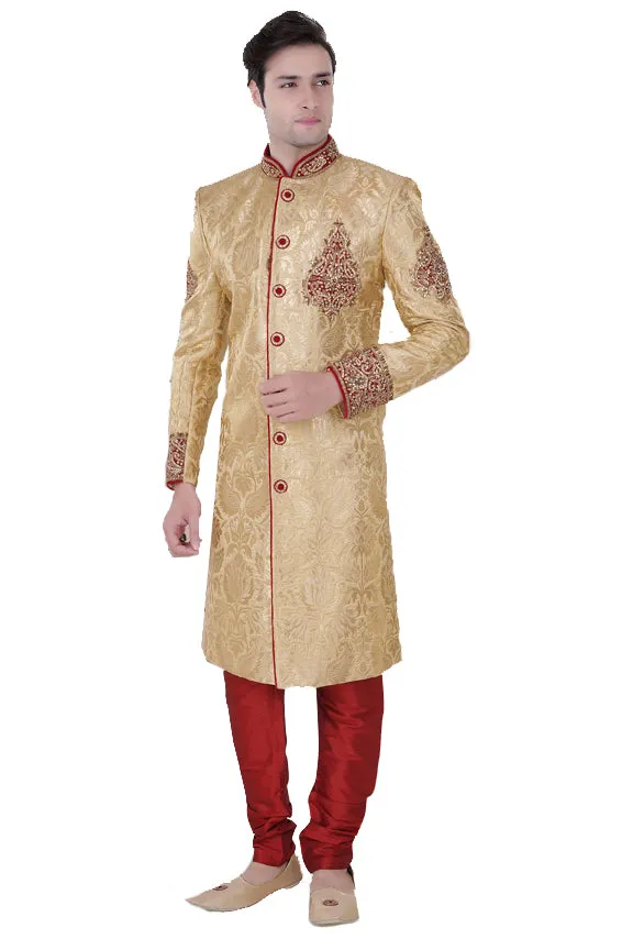 Sherwani (Custom Tailored) - (D.No.-1120)
