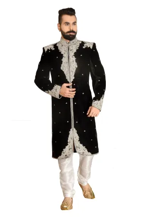 Sherwani (Custom Tailored) - (D.No.-1209)