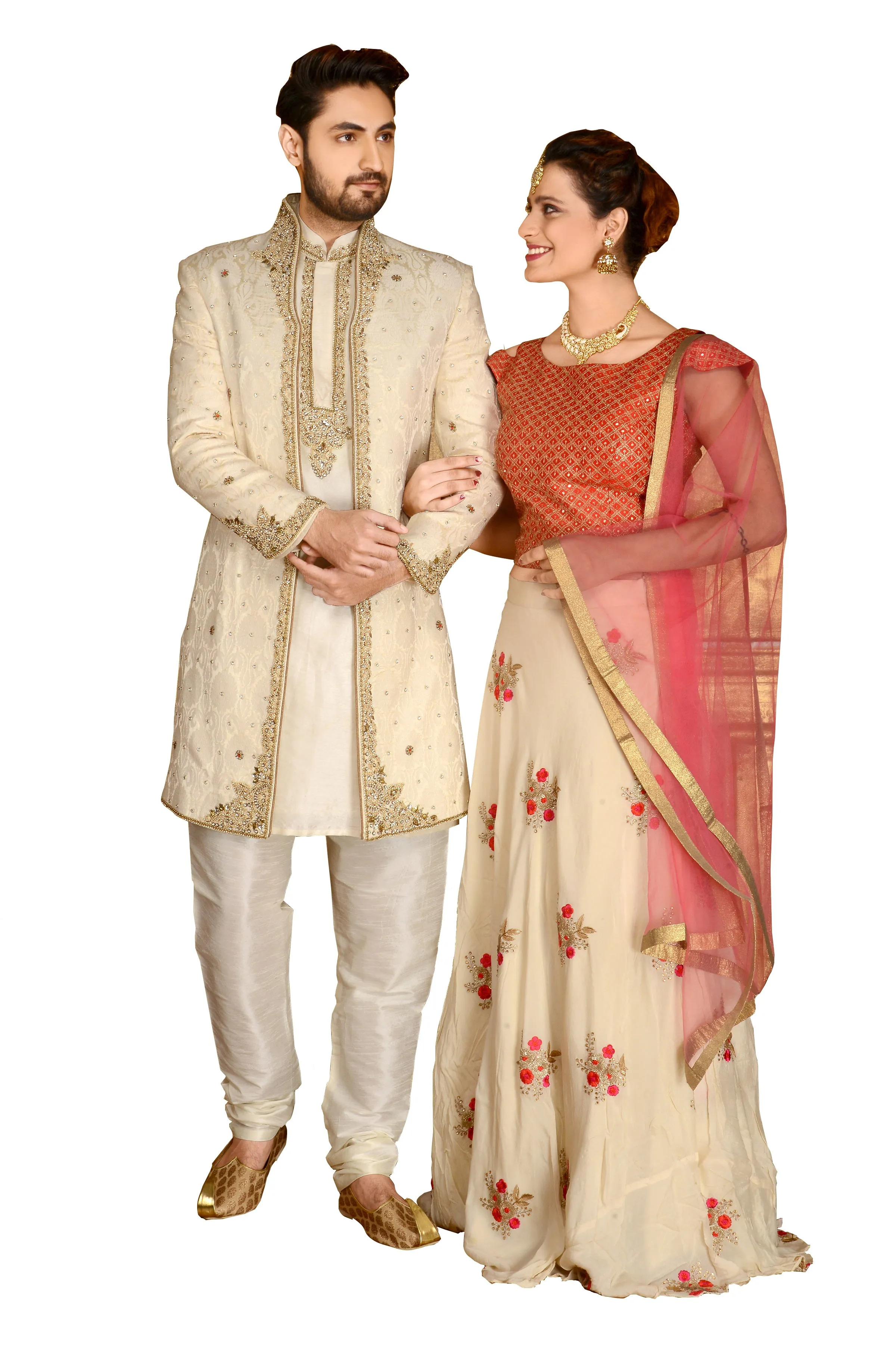 Sherwani (Custom Tailored) - (D.No.-784)