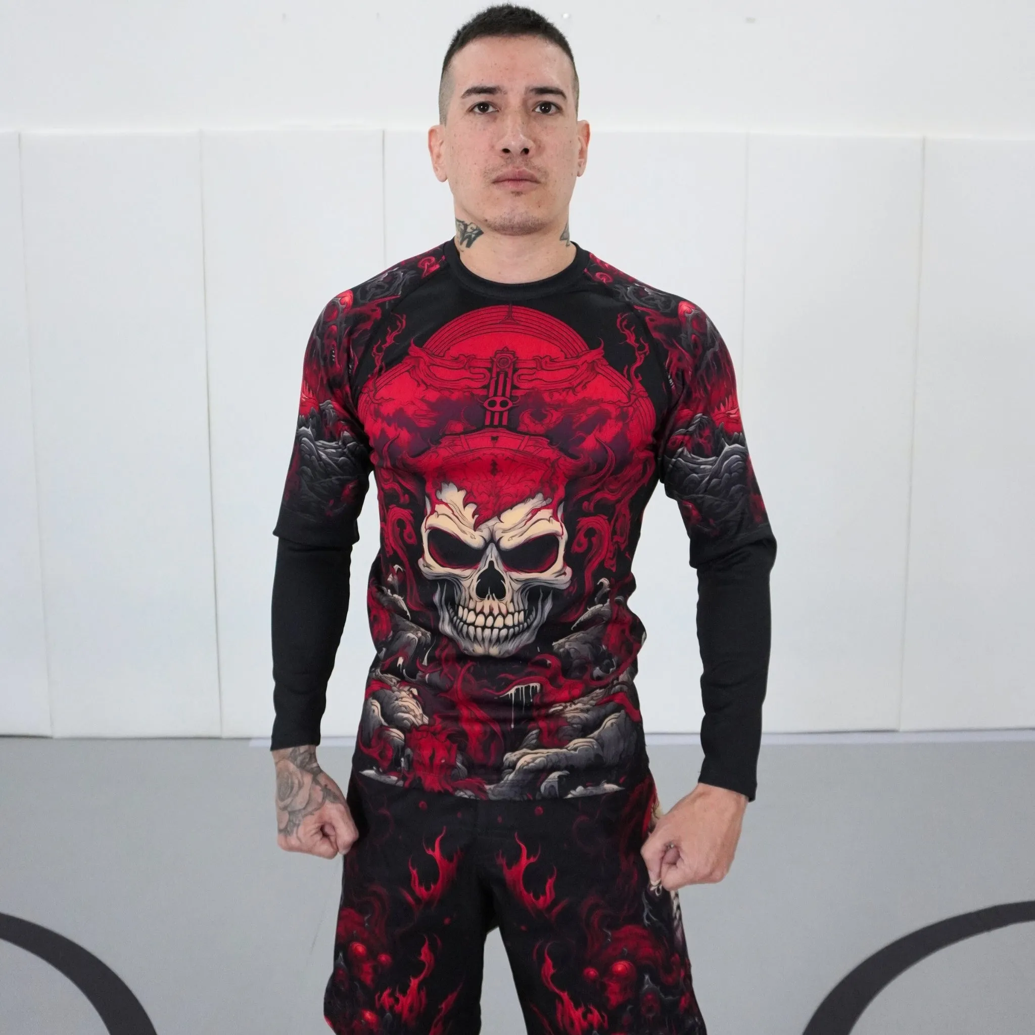 SHINIGAMI SKULL FIGHT SHORTS