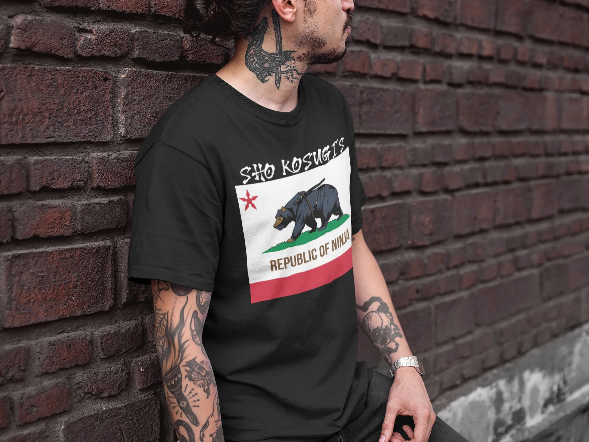 Sho Kosugi RON FLAG t-shirt