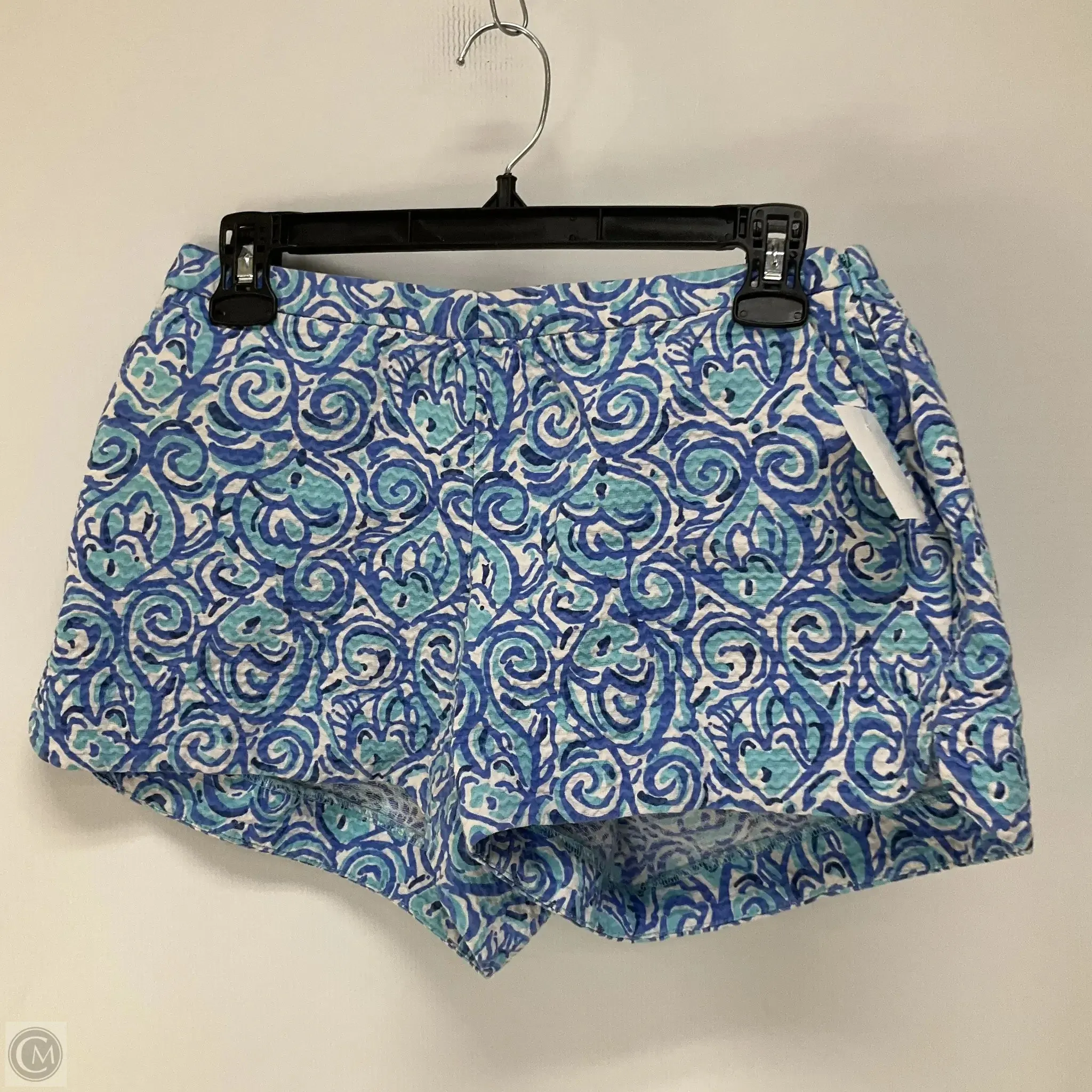 Shorts Designer By Lilly Pulitzer In Blue & White, Size: 8