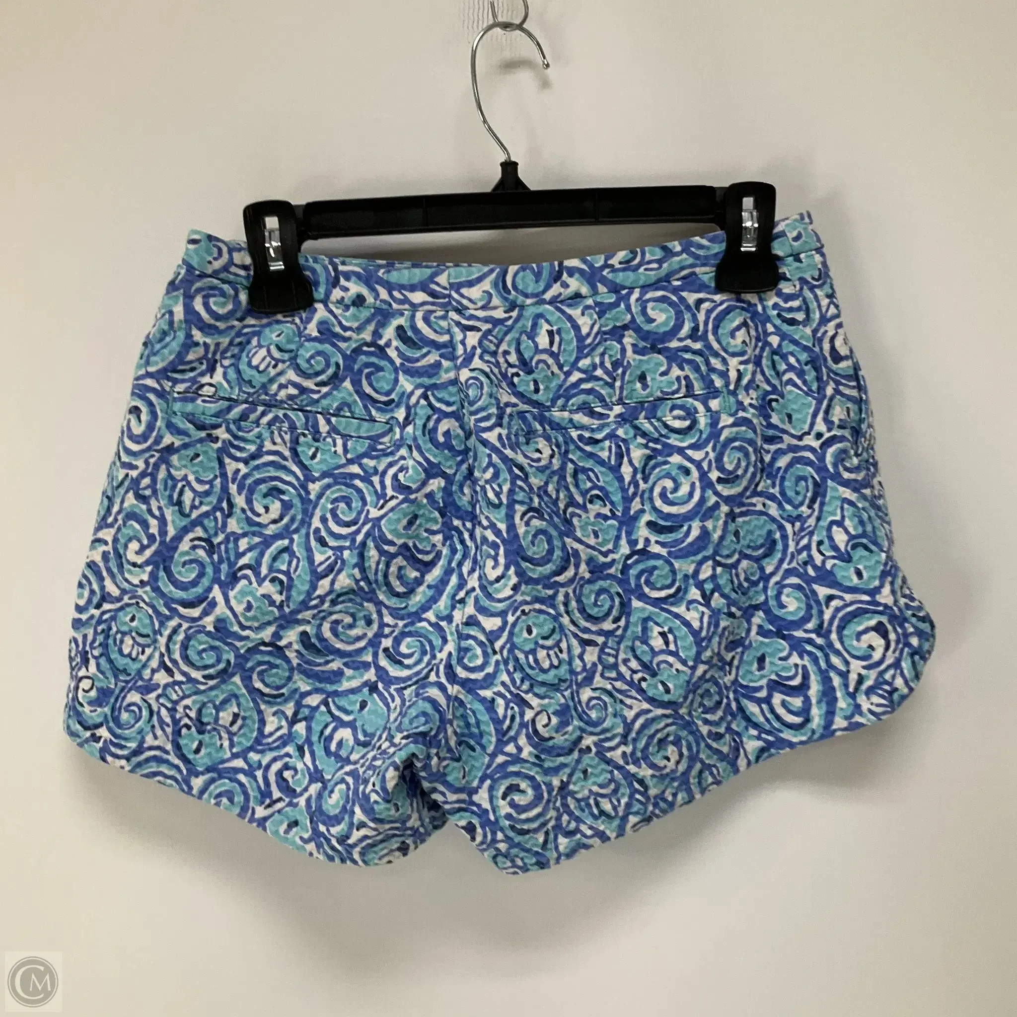 Shorts Designer By Lilly Pulitzer In Blue & White, Size: 8
